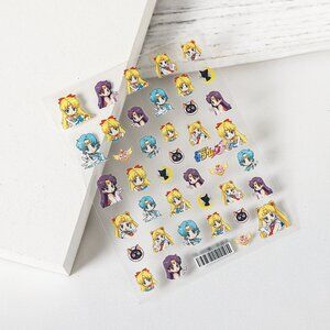 Sailor Moon Themed Nail Art Stickers/Decals